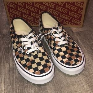 Vans | Camo Checkerboard Sneakers